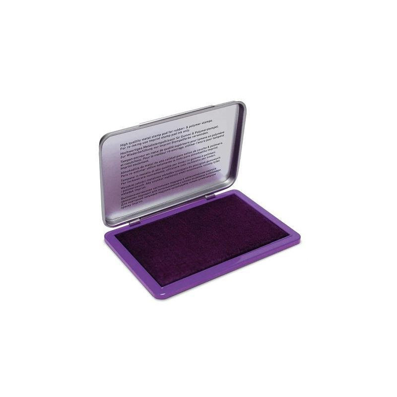 Cuscinetto timbri cm.12x8 misura 2 viola