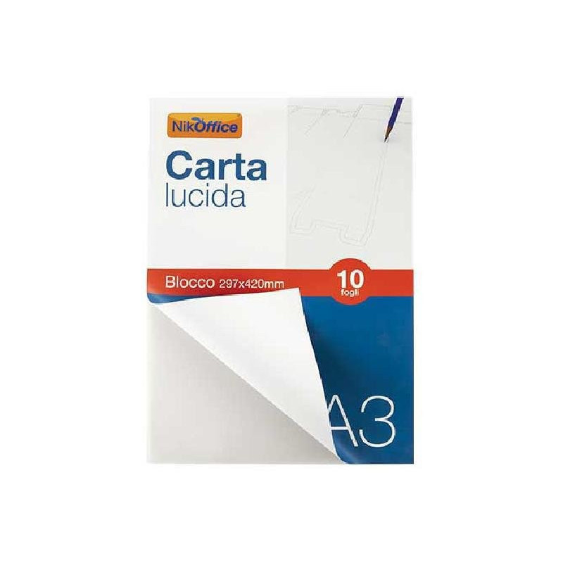 Blocco carta lucida cm.29,7x42 f g.10 art.41nik033