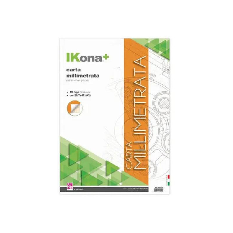 Blocco carta millimetrata 30x42 fg.50