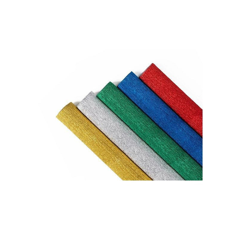 Carta crespa stilcarta metal cm. 50x250 rosso