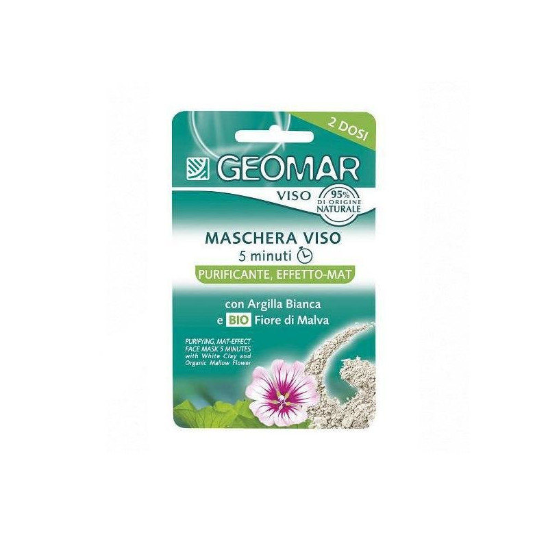 Geomar maschera viso purificante effetto mat ml.15