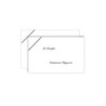 Biglietti lutto ringraziamento c on busta formato 9 cm.9x14 pz.100
