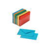 Biglietti visita con busta pop f ormato 4 cm.7x11 colori forti pz.100