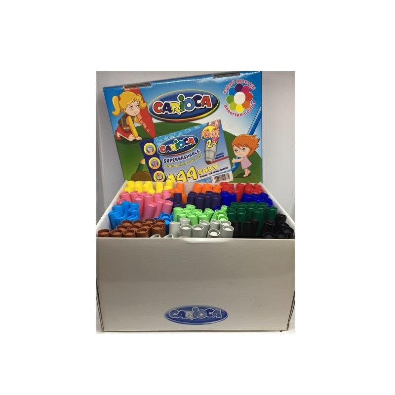 Carioca pennarelli superbaby pz. 144 schoolbox