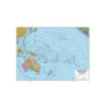 Carta geografica cm.100x140 ocea nia