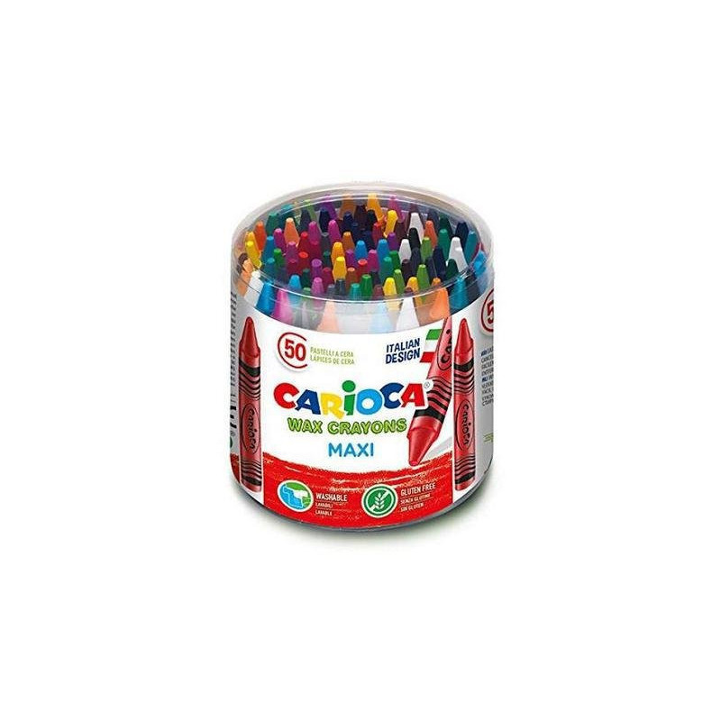 Carioca pastelli cera jumbo pz.5 0