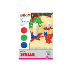 Blocco carta stelle cm.23x33 fg. 12