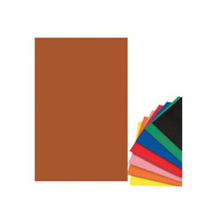 Carta vellutata foglio cm.50x70 marrone