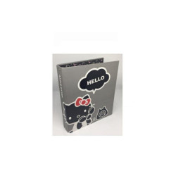 Raccoglitore anelli cm.22x30 d.3 0 hello kitty look