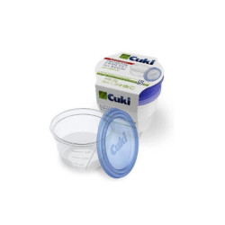 Cuki contenitori ermetici dm.9x5 ,4 lt.0,2 con coperchio pz.5