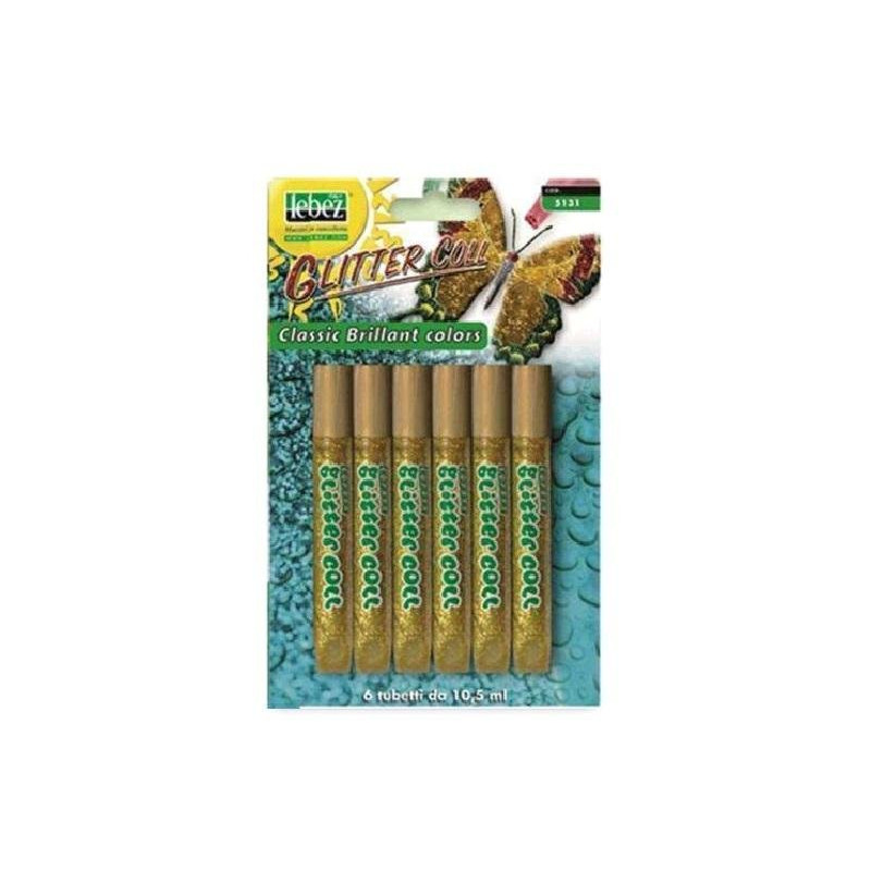 Colla glitter pz.6 art.5131 oro