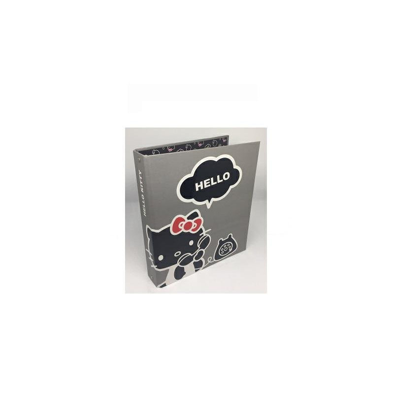 Raccoglitore anelli cm.22x30 d.3 0 hello kitty look