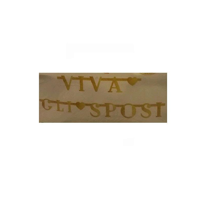 Festone glitter oro viva gli spo si mt.2,5 art.54474