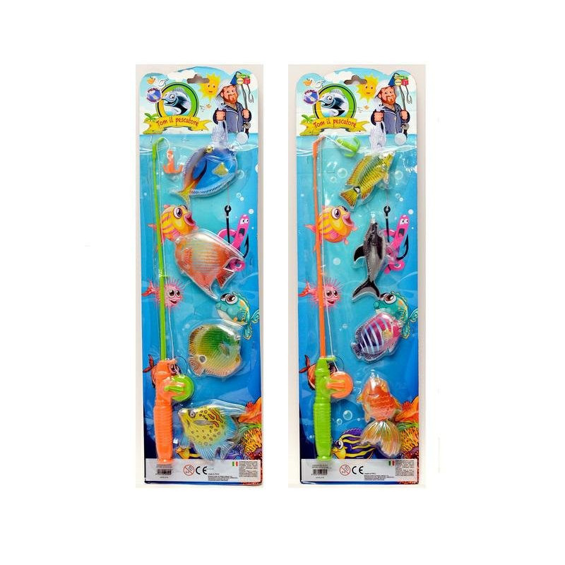 Gioco set canna da pesca tom il pescatore art.81231