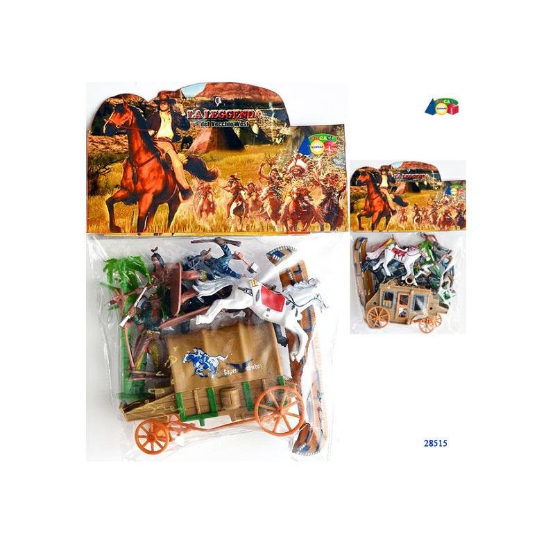 Busta cowboy indiani vecchio wes t art.28515