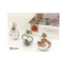 Sfera natale vetro cm.8 decorazi oni legno art.403508