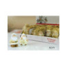 Babbo natale cm.7 in sacchetto o rganza oro art.434469