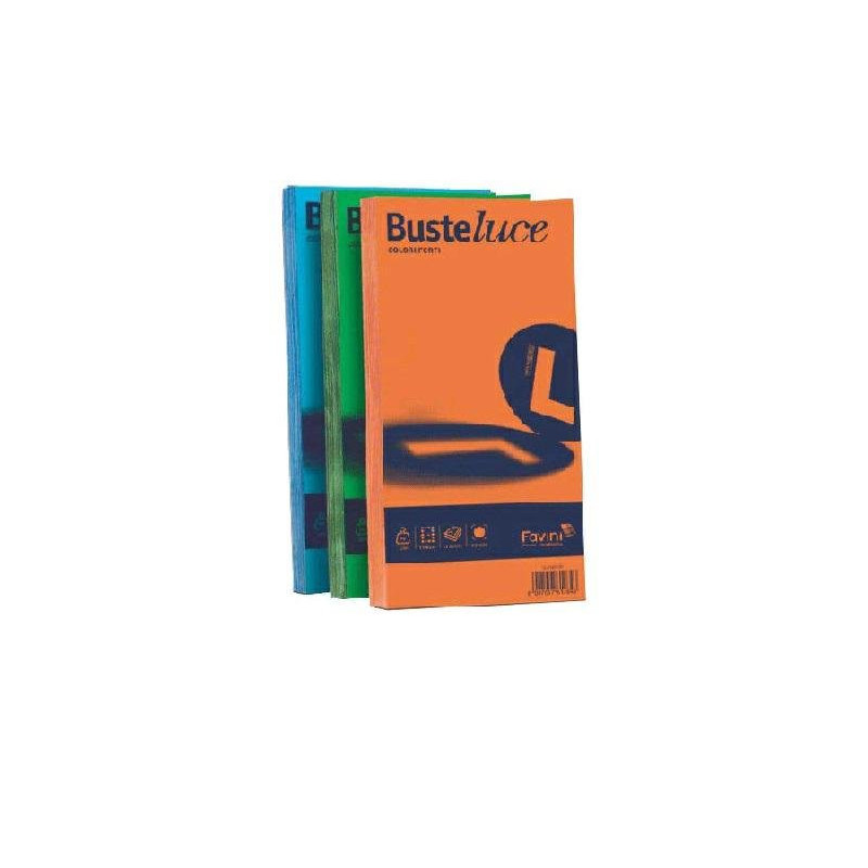 Busta posta cm.11x22 arancio