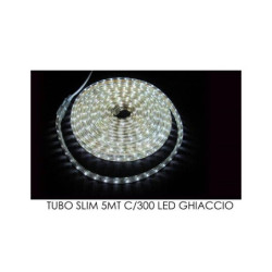 Tubo 300 led slim bianco ghiacci o mt.5 art.450333
