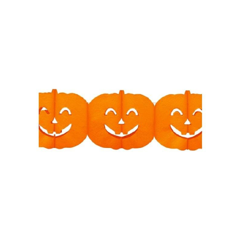 Festone zucca halloween mt.4 art .54392