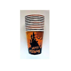 Bicchieri cartoncino cc.250 pz.1 0 halloween art.52994