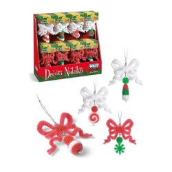 Appendino fiocco natale...