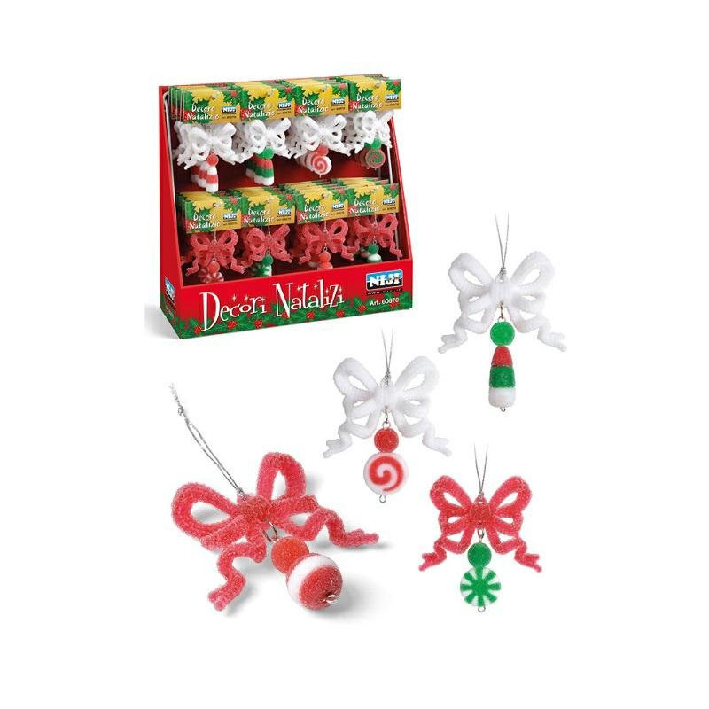 Appendino fiocco natale art.6067 9