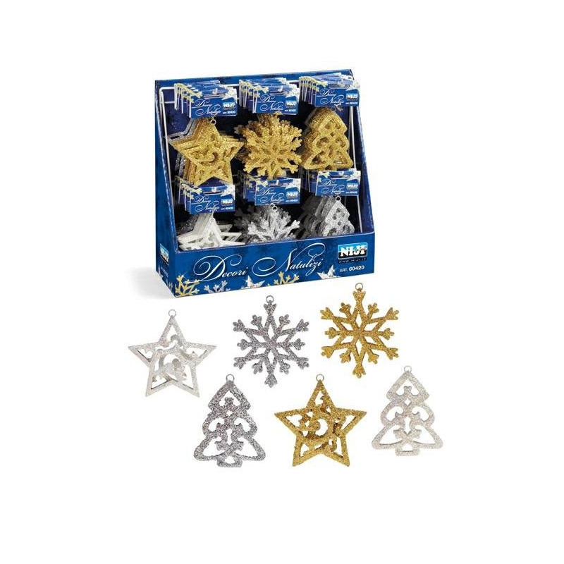 Appendino natale glitter art.604 20