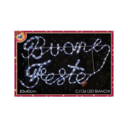 Scritta buone feste...