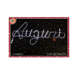 Scritta auguri luminosa led...