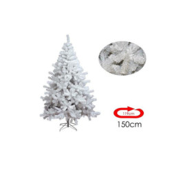 Albero natale cm.150 bianco 396 rami art.498944