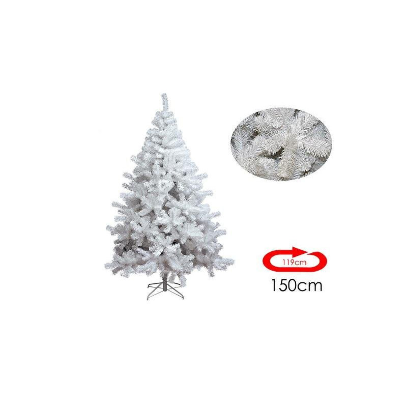 Albero natale cm.150 bianco 396 rami art.498944