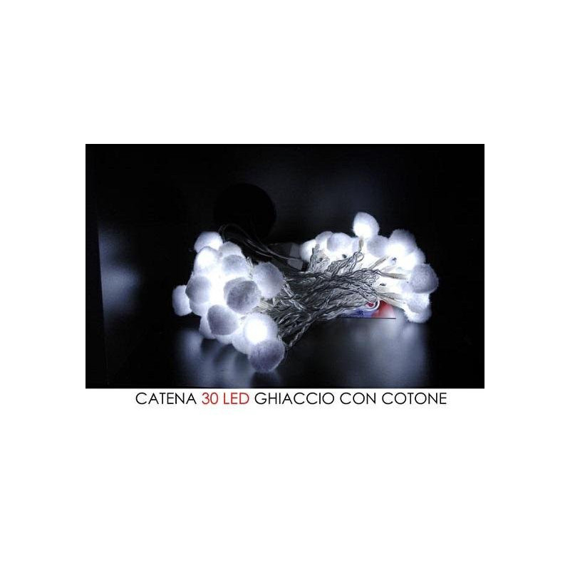 Catene 30 led ghiaccio con coton e art.450990