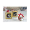 Sfera natale cm.7,5 babbo natale scatola art.439702