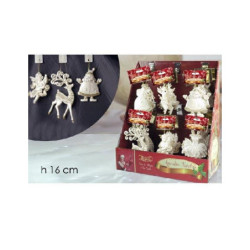 Appendino natale bianco/oro art. 413406