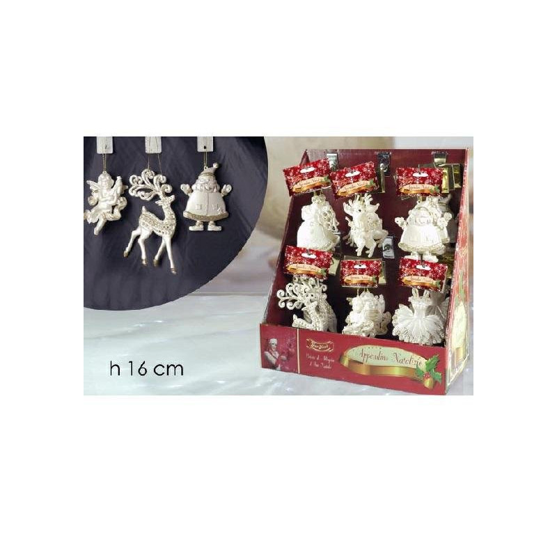 Appendino natale bianco/oro art. 413406
