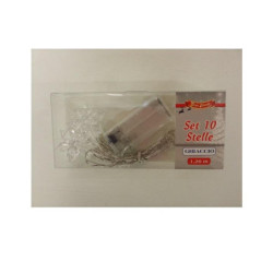 Set 10 stelle led mt.1,26 a batt erie art.428106
