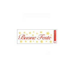 Scritta buone feste adesiva...