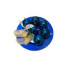 Vassoio plastica decorato corona art.cen82832/cen82836/cen82829