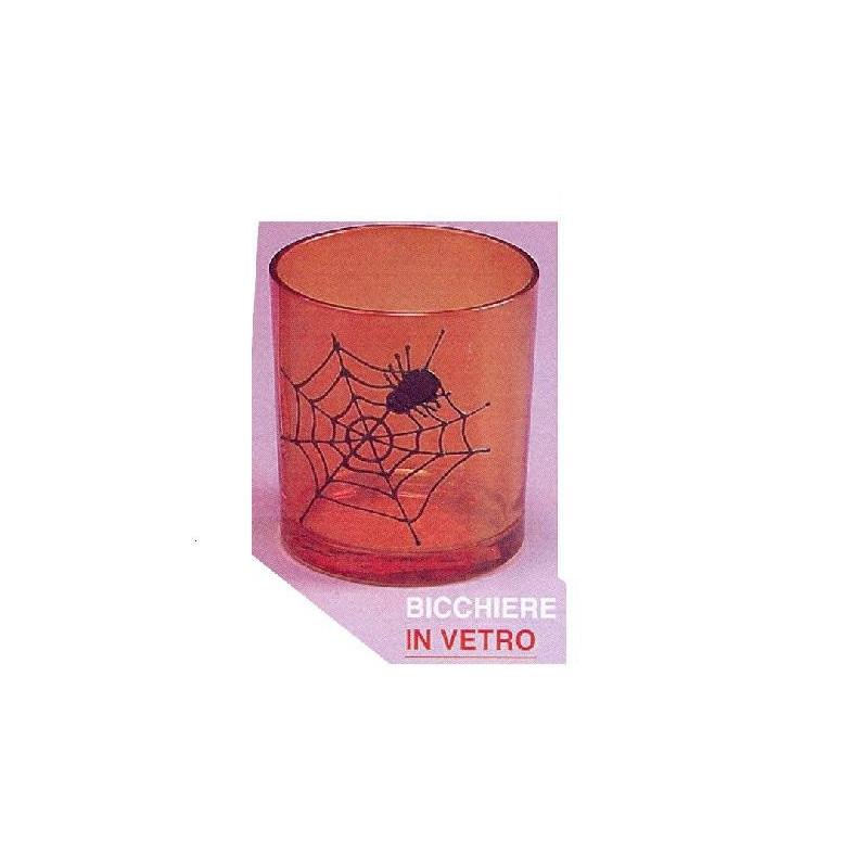 Bicchiere vetro halloween 10511