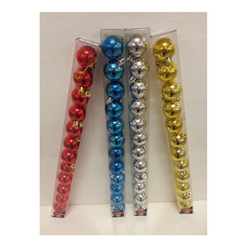 Sfere natale pz.12 cm.4 497275
