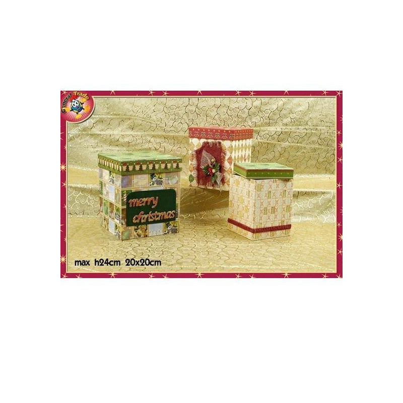 Scatole decorate tris 434301