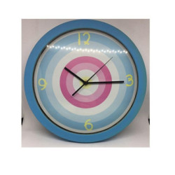Orologio da muro blu/rosa art.94 523