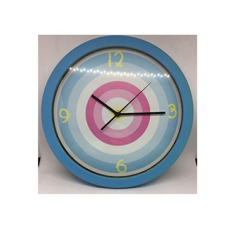Orologio da muro blu/rosa art.94 523