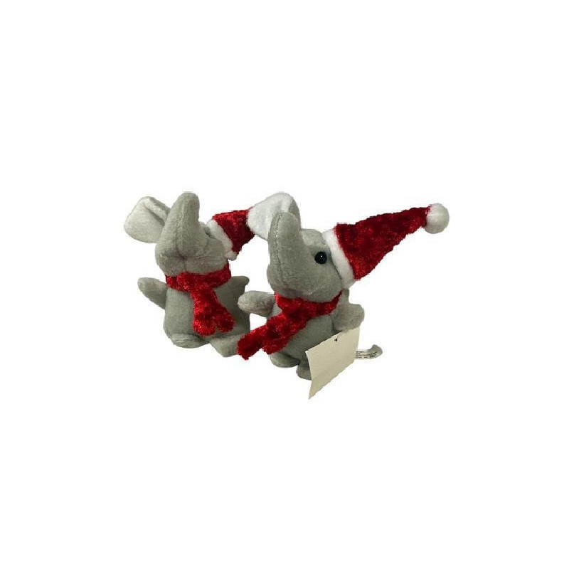 Elefante natale pelouche cm.10 a c-11587