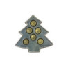 Porta candele albero terracotta cm.25