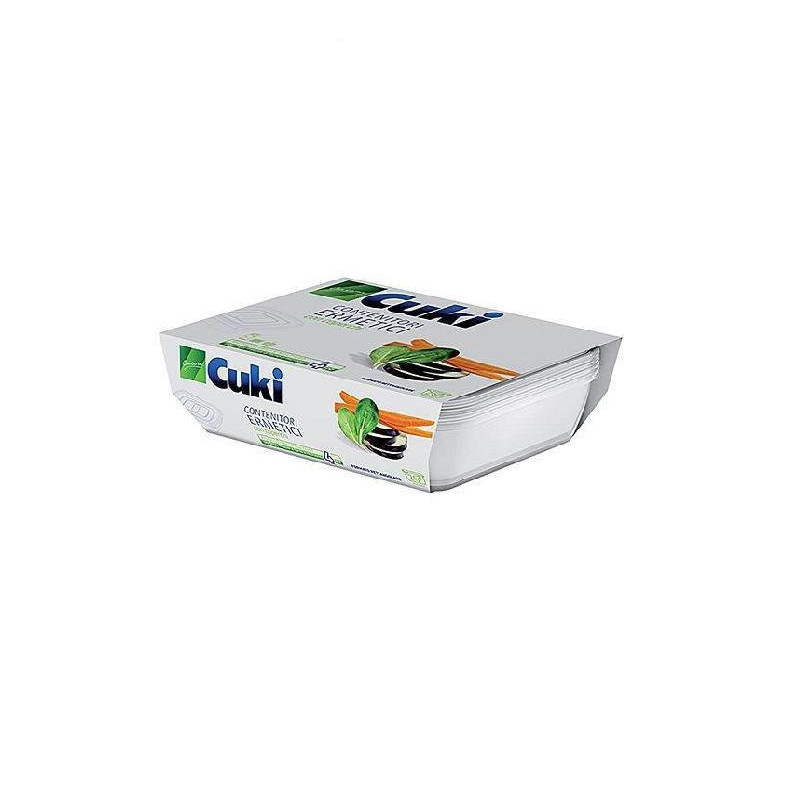 Cuki contenitori ermetici cm.14, x20x9 lt.0,75 con coperchio pz.4