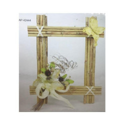 Cornice cannucce decorata...