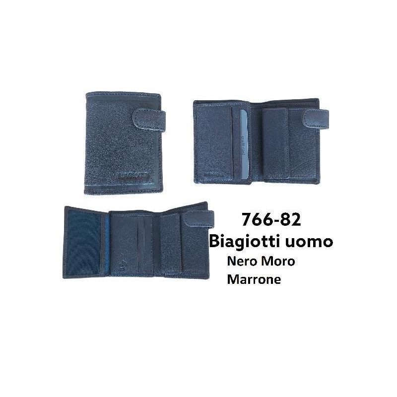Portafogli laura biagiotti pelle uomo art.766-82 pz.3 colori assortiti