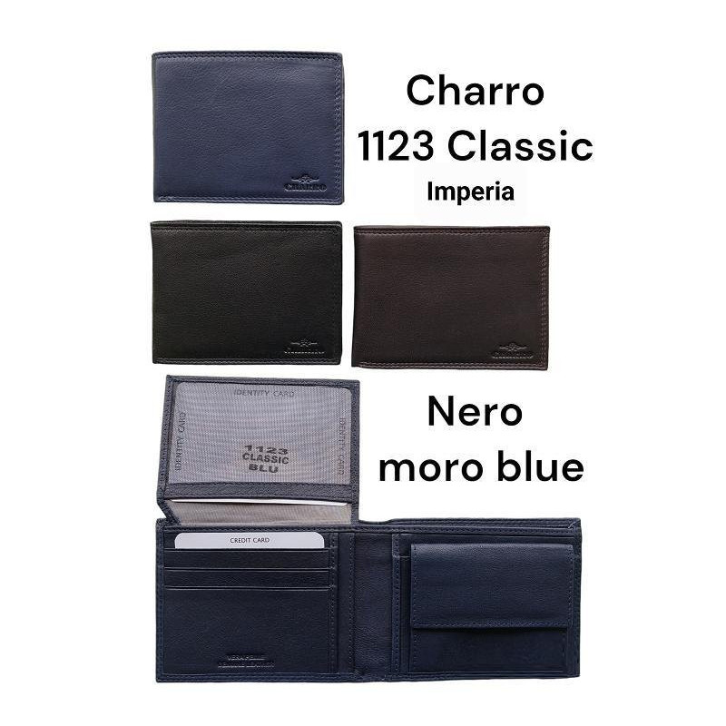 Portafogli charro pelle uomo art.1123 imperia pz.4 colori assortiti